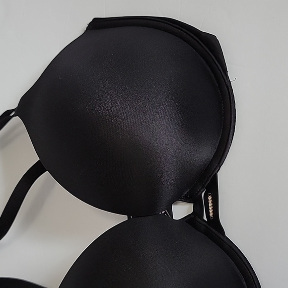 VICTORIA SECRET PUSH UP BLACK BRA/ 32DD - Picture 8 of 9